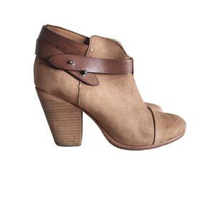 Rag & Bone Shoes 7.5 US 37.5 EU Camel Tan Brown Women's Harrow Boots Booties
